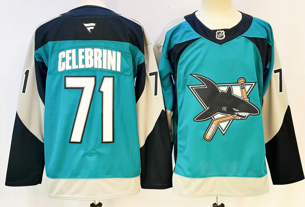 San Jose Sharks Jersey - Celebrini Edition