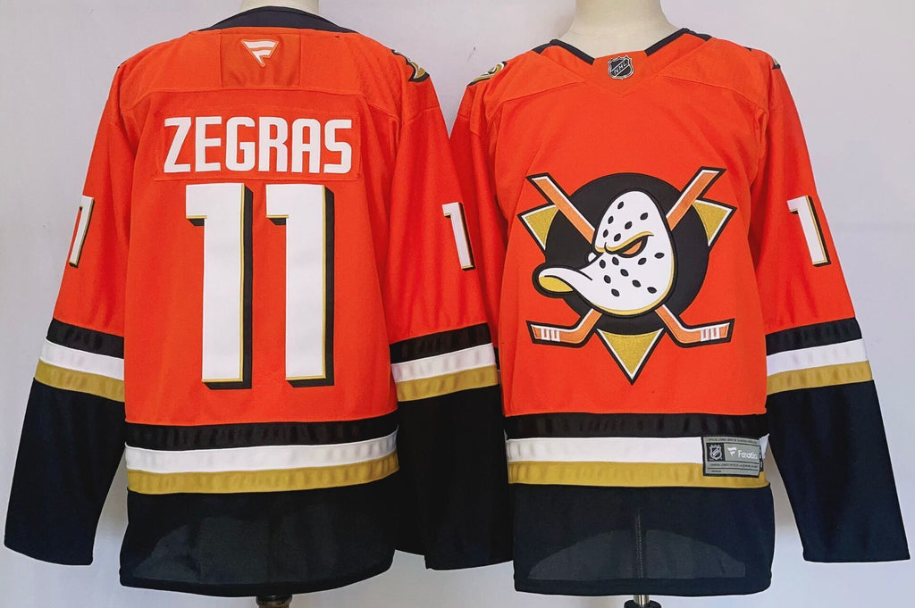 Anahiem Ducks Jersey - Zegras Edition