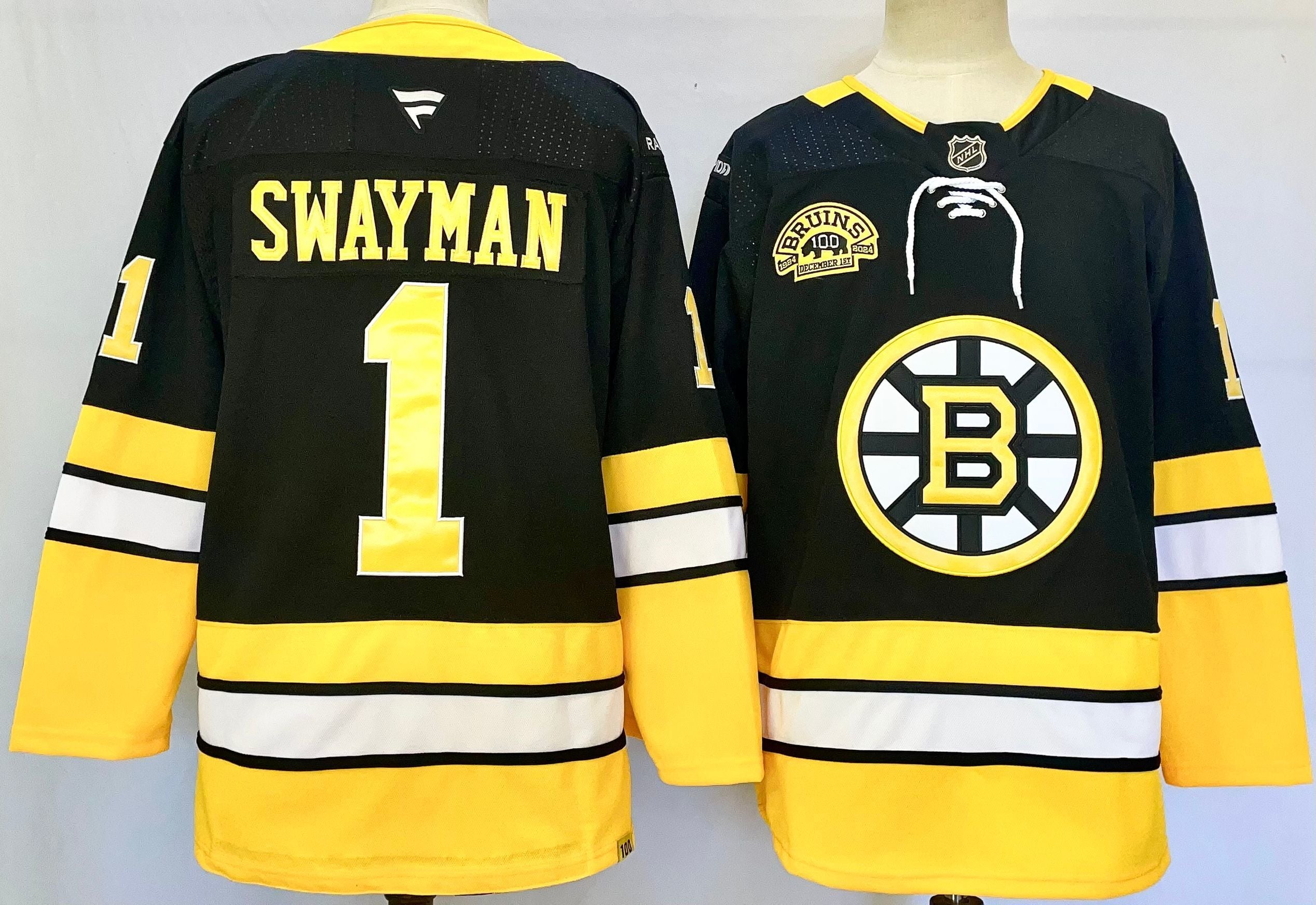 Boston Bruins Jersey - Swayman Edition