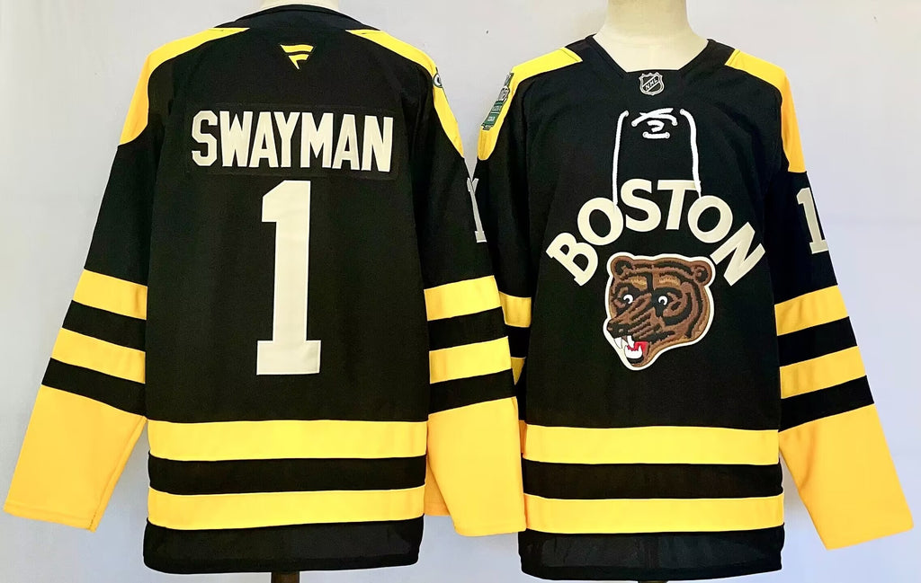 Boston Bruins Jersey - Swayman Edition