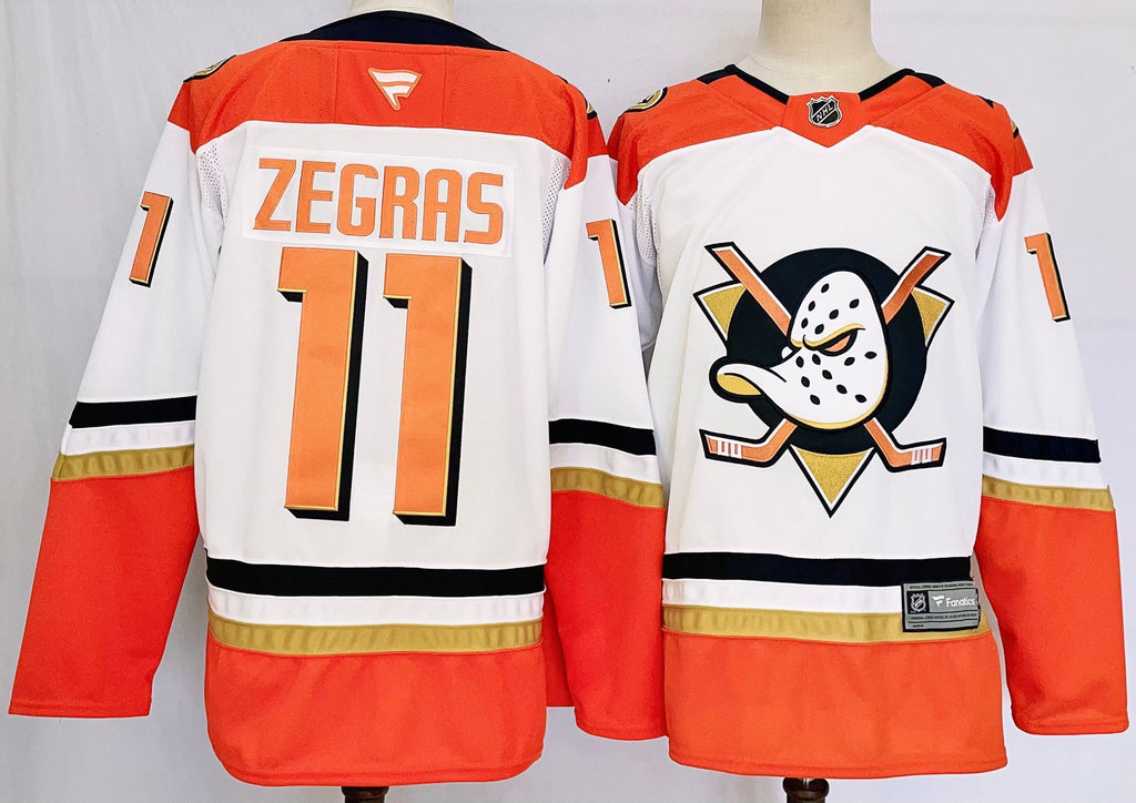 Anahiem Ducks Jersey - Zegras Edition