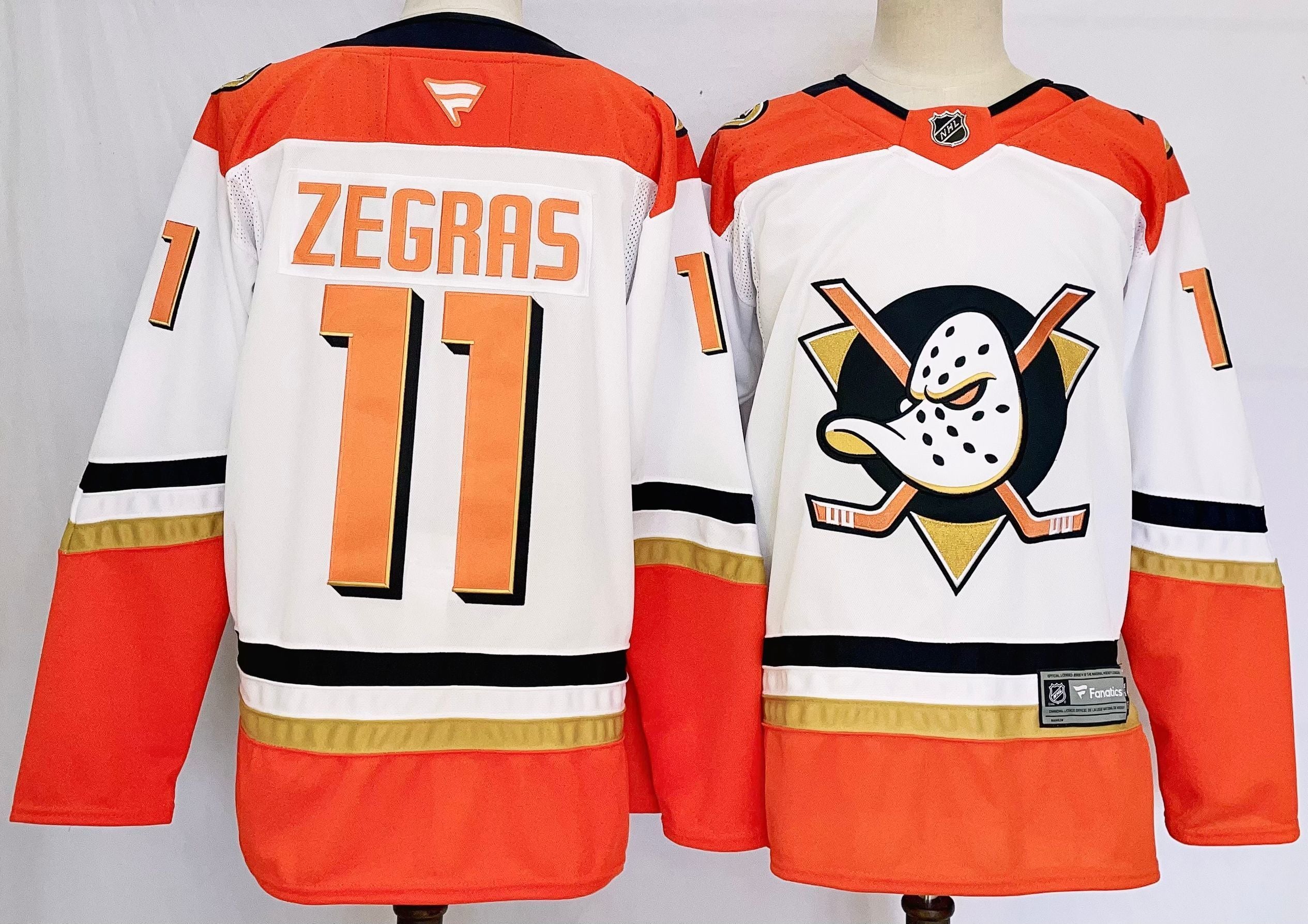 Anahiem Ducks Jersey - Zegras Edition