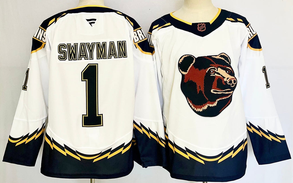 Boston Bruins Jersey - Swayman Edition
