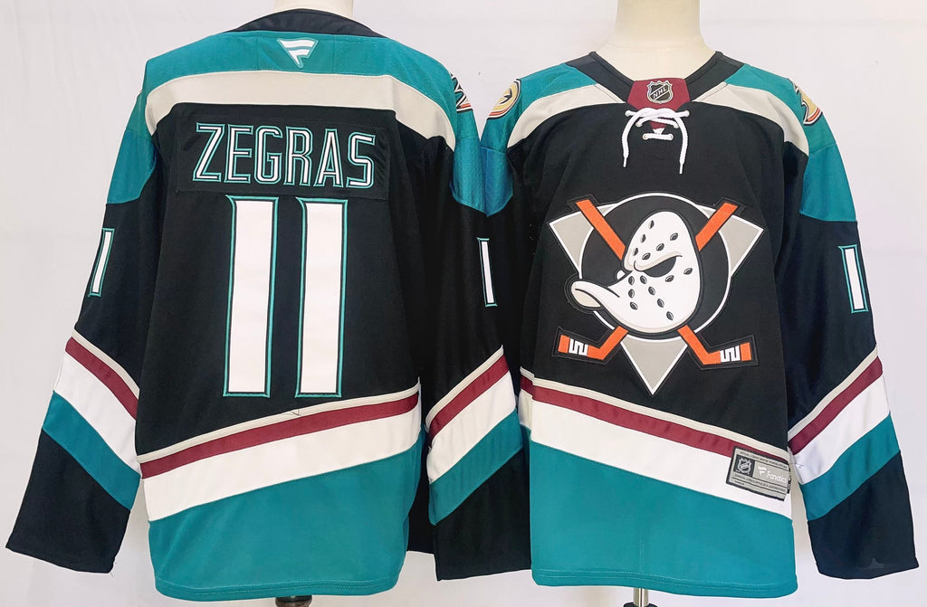 Anahiem Ducks Jersey - Zegras Edition